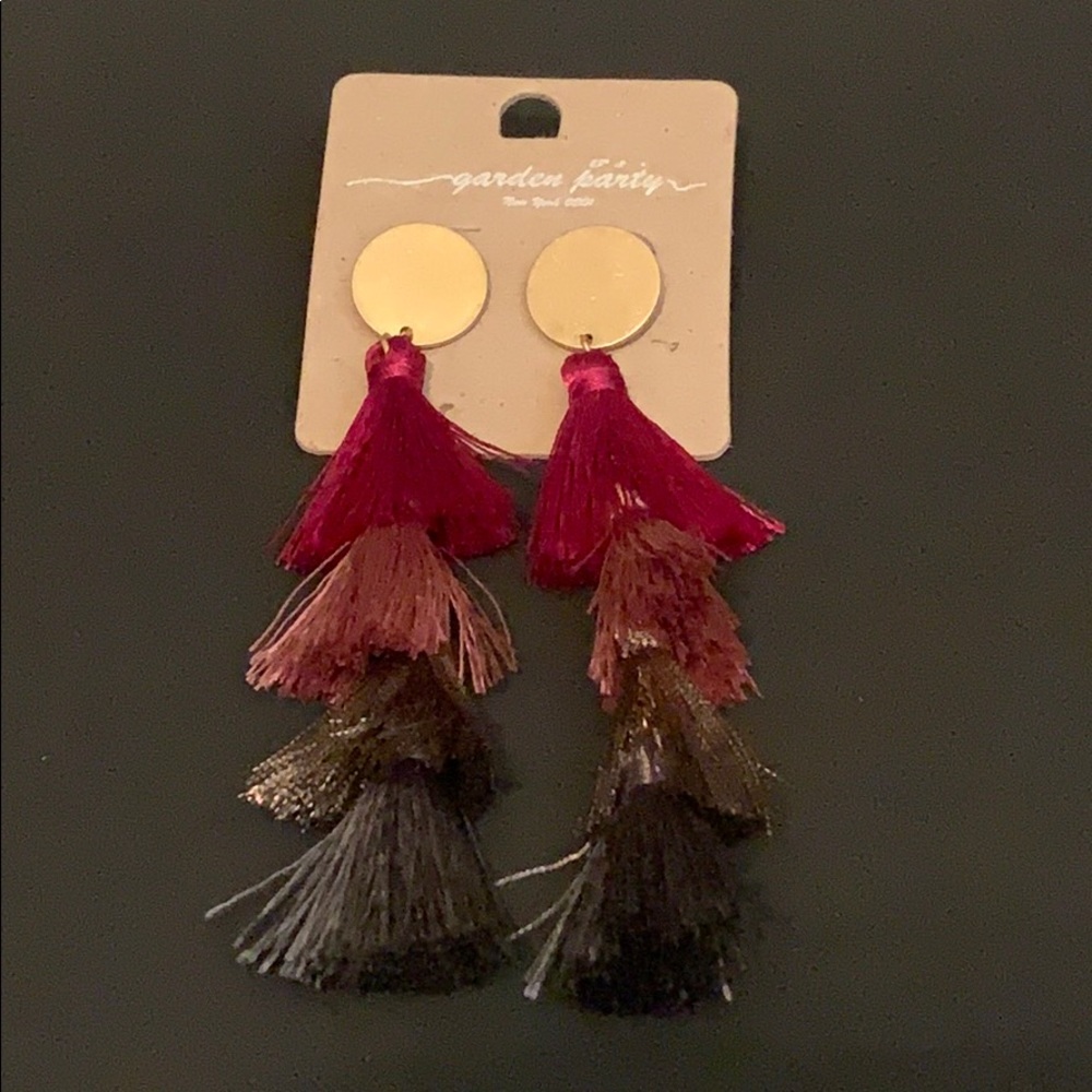Multi color tassels